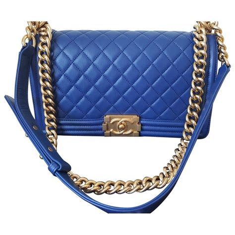 chanel boy cobalt gold chain|chanel handbags review.